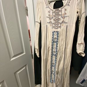 Free People Embroidered dress